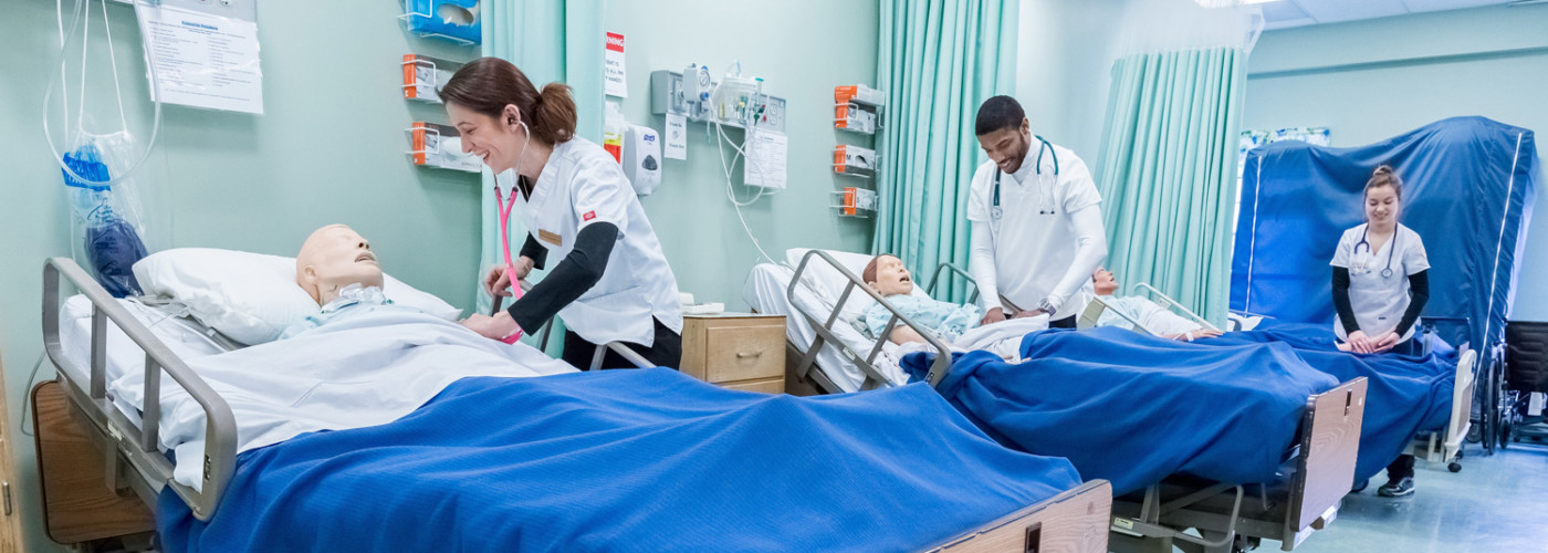 Registered Nurses in Training at Practice Beds